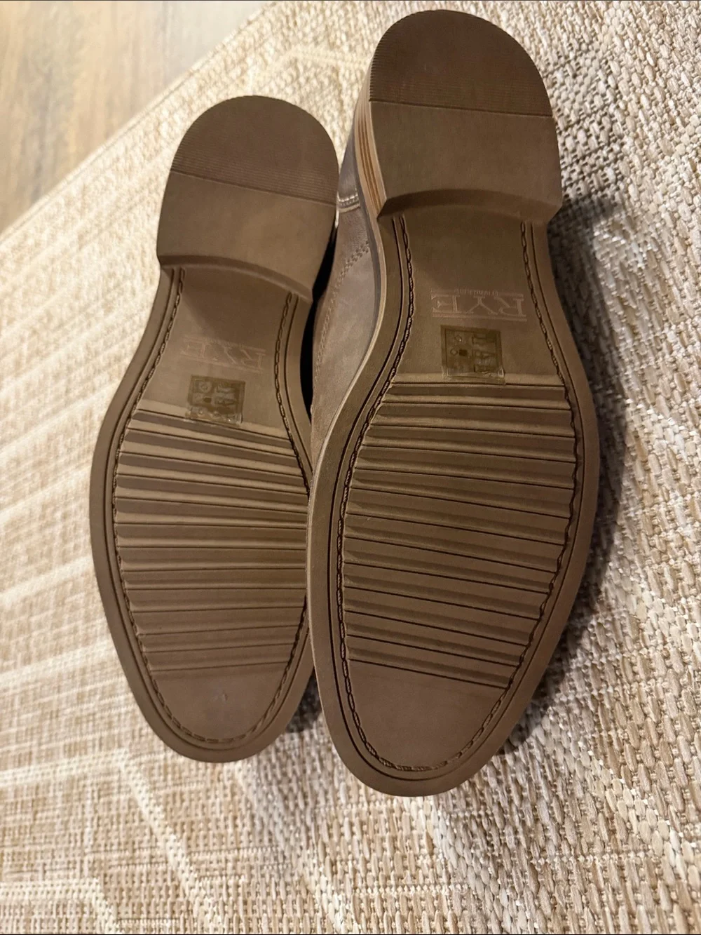Rye Men's Brown Suede Cap-Toe Oxfords